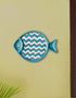 Flying Fish (Hanging Plate) Big Teal Colour